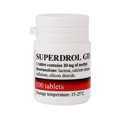 Superdrol 10 мг 100 таб. Golden Dragon