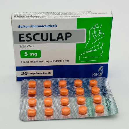 Esculap 5 мг  20 таблеток - Balkan