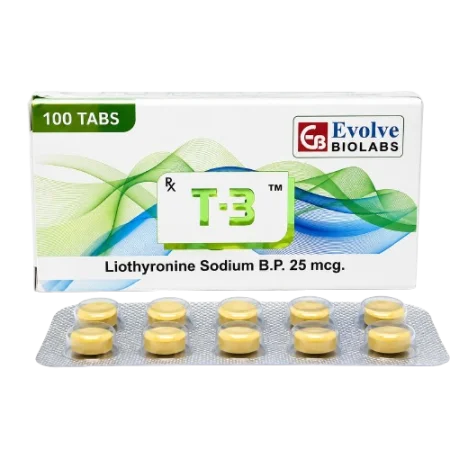Evolve Biolabs T-3 25 мкг (Ліотиронін натрію, 10 таб.)